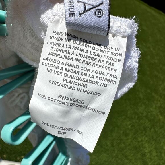 BECCA cotton swimwear cover up pants white S - Picture 4 of 4